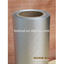 Embossed and laminated aluminum foil roll for food